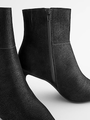 Black Forever Comfort® Point Toe Heeled Ankle Boots - Image 10 of 11