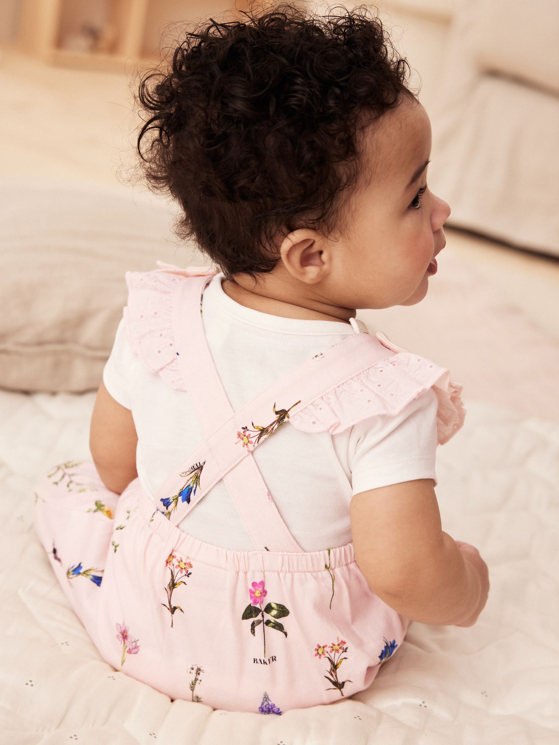 Buy Baker by Ted Baker Pink Floral Padded Coat from Next