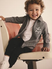 Grey Heritage Texture Zip Through Overshirt (6mths-7yrs) - Image 1 of 9