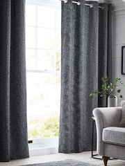 Grey Bouclé Made To Measure Curtains - Image 1 of 8