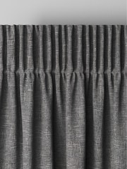 Grey Bouclé Made To Measure Curtains - Image 5 of 8