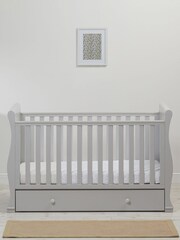 East Coast Grey Alaska Cot Bed - Image 1 of 4