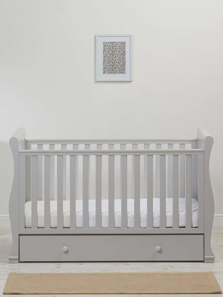 East Coast Grey Alaska Cot Bed - Image 1 of 4