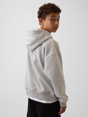 Gap Grey Vintage Soft Brannan Bear Logo Hoodie (4-13yrs) - Image 3 of 5