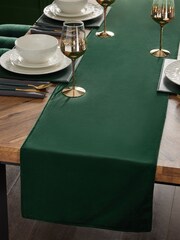 Green Velvet Table Runner - Image 1 of 6