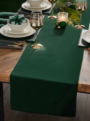 Green Velvet Table Runner - Image 2 of 6