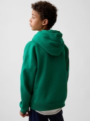 Gap Green Vintage Soft Relaxed Logo Hoodie (4-13yrs) - Image 2 of 7