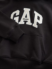 Gap Black London Arch Logo Hoodie (4-13yrs) - Image 3 of 4