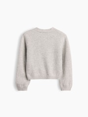Gap Grey CashSoft Bow Cardigan (6mths-5yrs) - Image 2 of 2