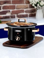 Tower Black Rose Gold Slow Cooker - Image 1 of 8