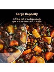 Tower Black Rose Gold Slow Cooker - Image 4 of 8