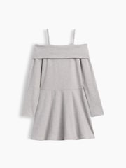 Gap Grey Jersey Off-Shoulder Dress (4-13yrs) - Image 4 of 5