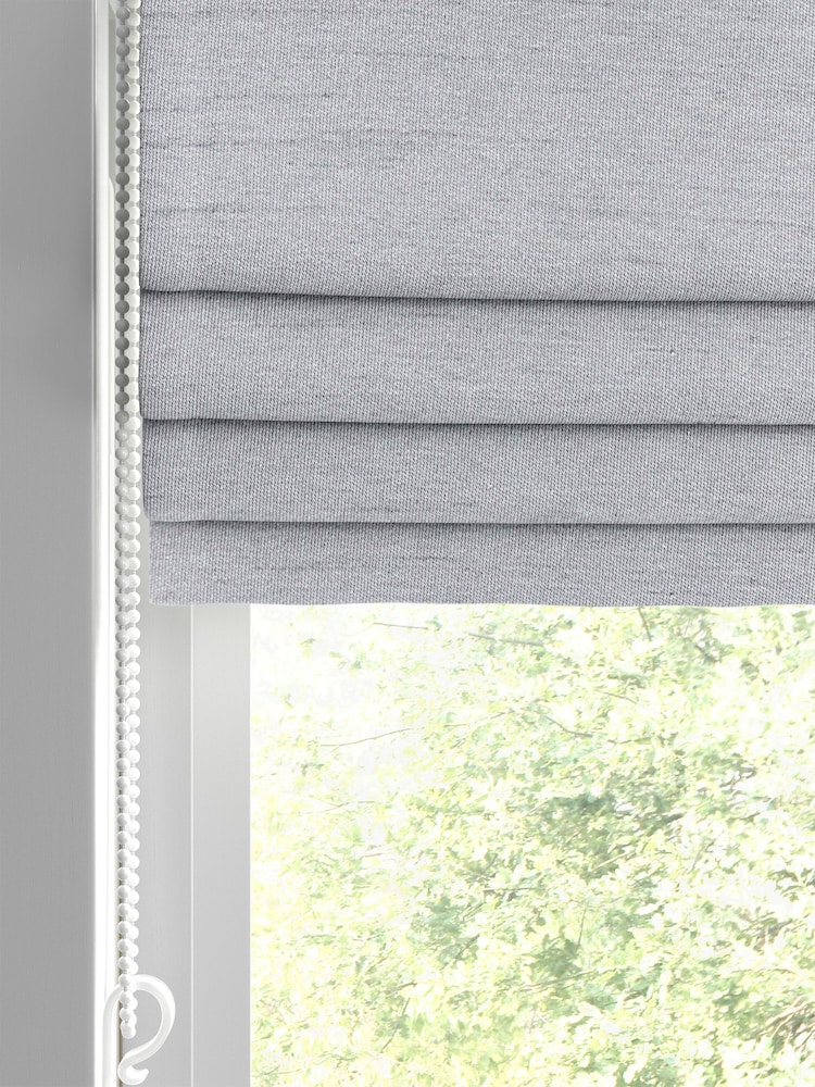 Silver Grey Eloise Made To Measure Roman Blinds - Image 2 of 6