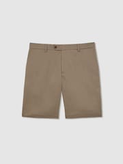 Reiss Taupe Oe Hampton Cotton Chino Shorts With shorts - Image 2 of 6