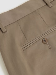 Reiss Taupe Oe Hampton Cotton Chino Shorts With shorts - Image 6 of 6