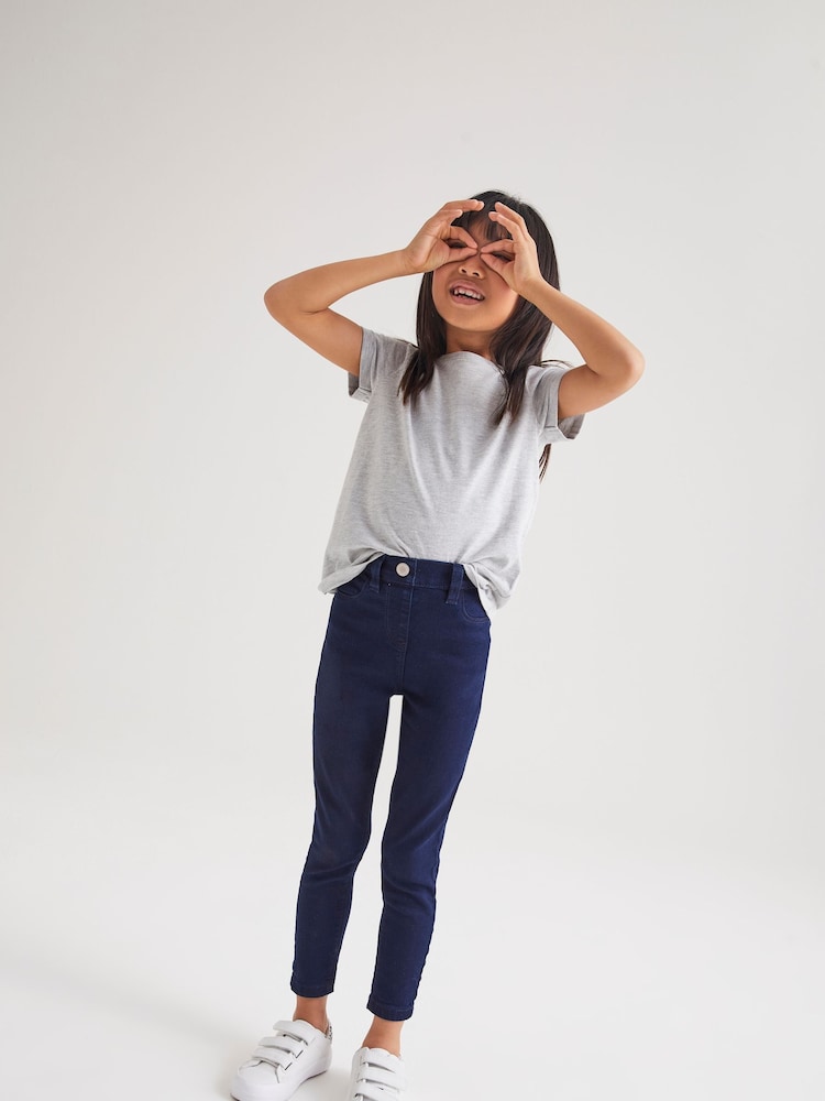 Denim Inky Blue Regular Length Jeggings (3-16yrs) - Image 1 of 1