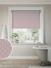 Red Drawn Geo Made to Measure Roller Blind - Image 1 of 6