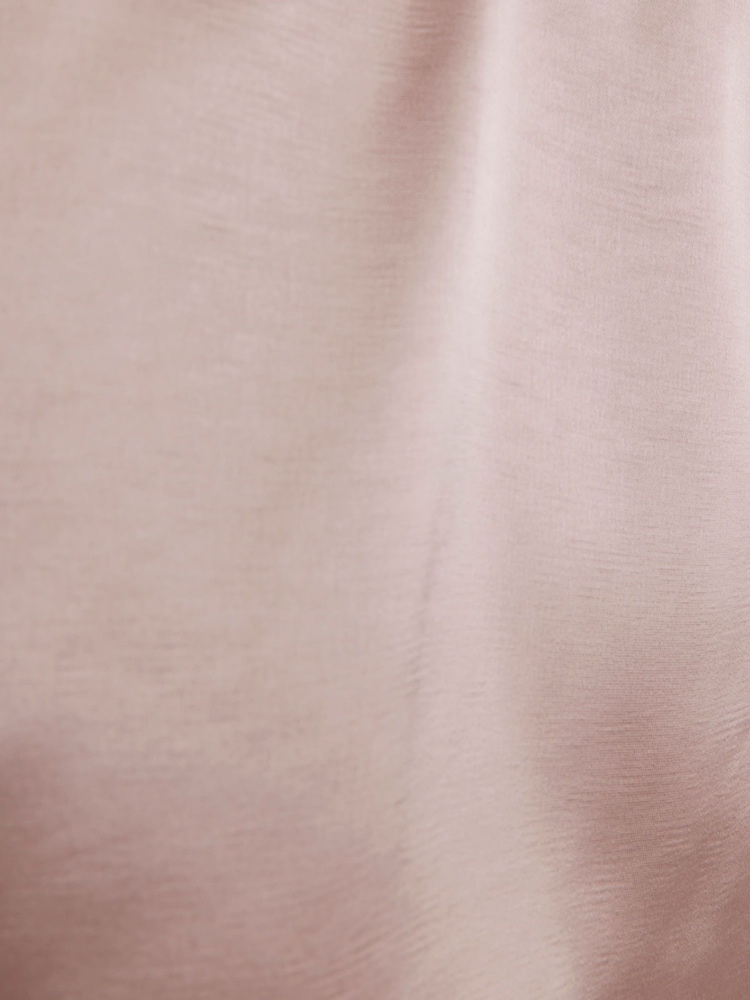 River Island Pink Angel Sleeve Peplum Top - Image 6 of 6