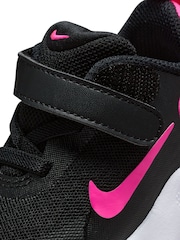 Nike Black/Pink Infant Revolution 7 Trainers - Image 11 of 11