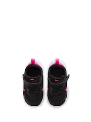 Nike Black/Pink Infant Revolution 7 Trainers - Image 8 of 11
