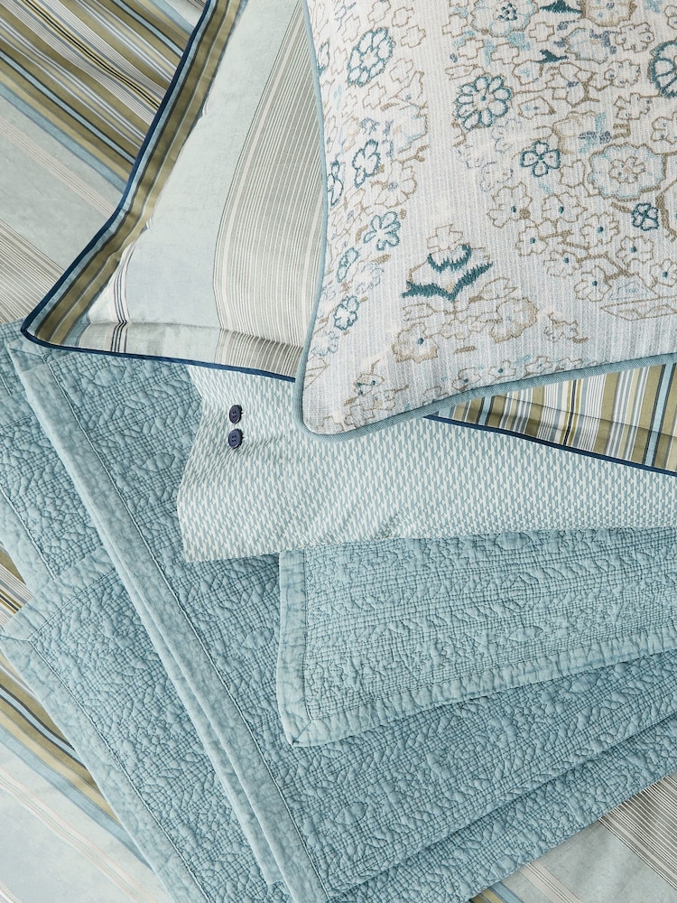 Juego de funda de edredón y funda de almohada Oscar de rayas 100% algodón de Bedeck of Belfast - Imagen 5 de 5 Juego de funda de edredón y funda de almohada Oscar de rayas 100% algodón de Bedeck of Belfast - Imagen 5 de 5