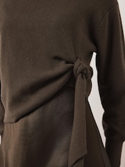 Mint Velvet Green 2-In-1 Midi Dress - Image 6 of 8