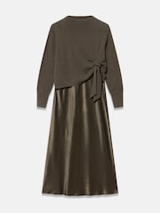 Mint Velvet Green 2-In-1 Midi Dress - Image 7 of 8