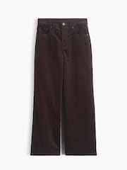 Gap Dark Brown Corduroy Low Rise Corduroy Stride Wide-Leg Jeans (5-13yrs) - Image 4 of 5