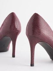 Berry Red Extra Wide Fit Forever Comfort® Round Toe Court Shoes - Image 4 of 5