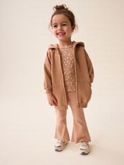 Brown Longline Zip Through 3 Piece Set (3mths-7yrs) - Image 1 of 10