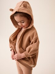 Brown Longline Zip Through 3 Piece Set (3mths-7yrs) - Image 3 of 10