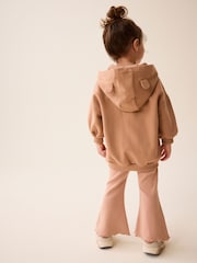 Brown Longline Zip Through 3 Piece Set (3mths-7yrs) - Image 4 of 10