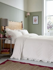 Helena Springfield Evie Pintucks 100% Cotton Duvet Cover & Pillowcase Set - Bild 2 von 5