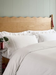 Helena Springfield Evie Pintucks 100% Cotton Duvet Cover & Pillowcase Set - Bild 3 von 5