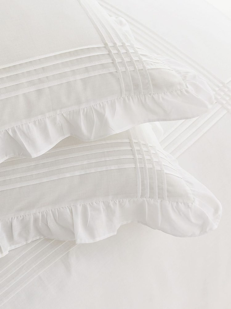 Helena Springfield Evie Pintucks 100% Cotton Duvet Cover & Pillowcase Set - Bild 5 von 5