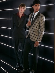 Gold EDIT Slim Jacquard Blazer - Image 8 of 18