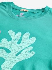 Petrolblau - Grafik-T-Shirt aus 100 % Baumwolle - Bild 7 von 7