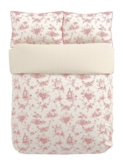V&A Red Garden of Love Floral Duvet Cover & Pillowcase Set - Image 5 of 5