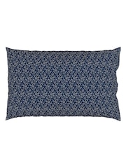 V&A Navy Elysian Pillowcase Pair - Image 2 of 4
