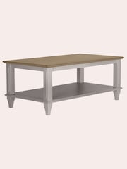 Laura Ashley Pale French Grey Hanover Coffee Table - Image 3 of 6