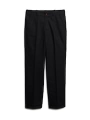 Superdry Black Straight Chinos Trousers - Image 5 of 7