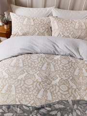 Helena Springfield Hares Floral Print 100% Cotton Duvet Cover & Pillowcase Set - Εικόνα 1 του 5