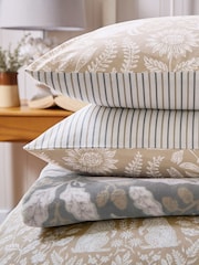 Helena Springfield Hares Floral Print 100% Cotton Duvet Cover & Pillowcase Set - Εικόνα 5 του 5
