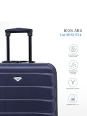 Flight Knight 56x45x25cm EasyJet Overhead 2 Wheel ABS Hard Case Cabin Carry On Hand Luggage - Image 3 of 7
