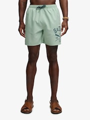 Shorts de baño de 16 pulgadas con logo estampado de Superdry - Imagen 2 de 8