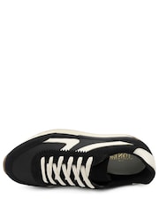 Jones Bootmaker Black Aeries Leather Lace Up Trainers - Image 5 of 6