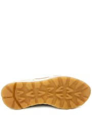 Jones Bootmaker Beige Azelia Leather Lace Up Trainers - Image 6 of 6