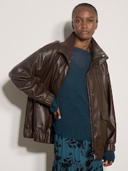 Apricot Blue Lightweight Brushed Oversized Jumper - Image 3 of 5