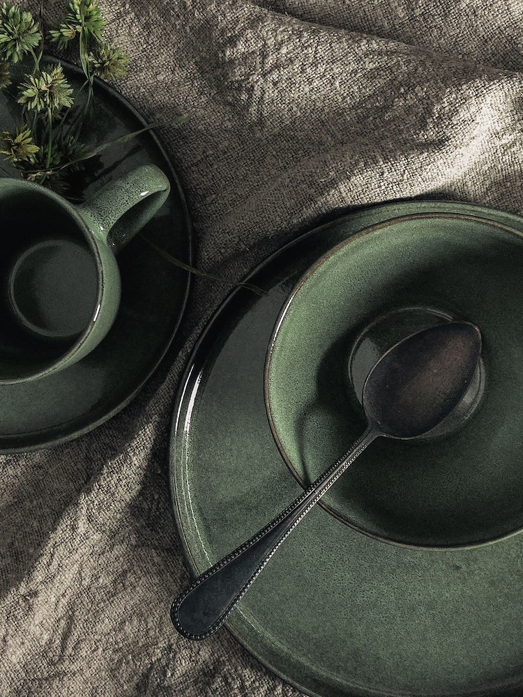 Dutch Rose Green Serenity Bowls 12cm - Image 1 of 3