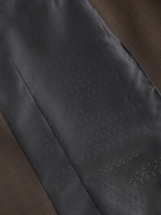 Brown Regular Fit Wool Blend Suit Waistcoat - Image 7 of 10